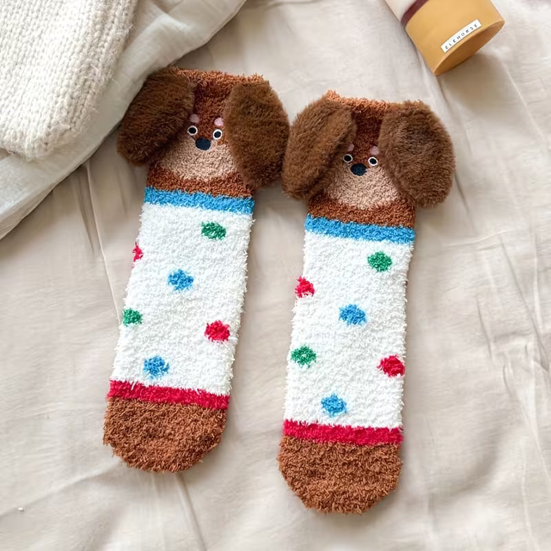 Milo Sherpa Puppy Socks