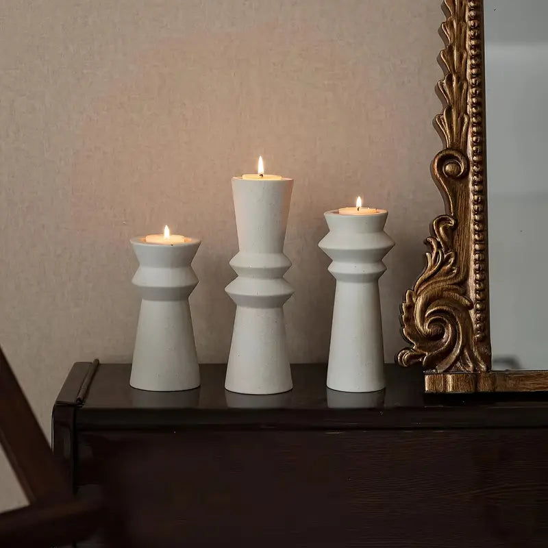 Artisan Ceramic Candle Holder