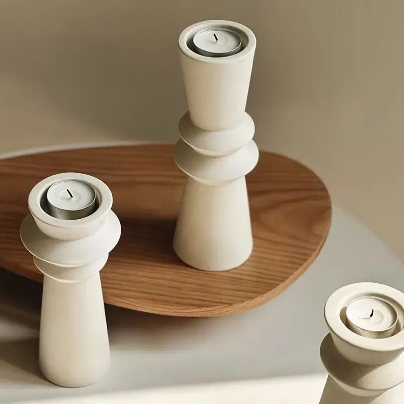 Artisan Ceramic Candle Holder