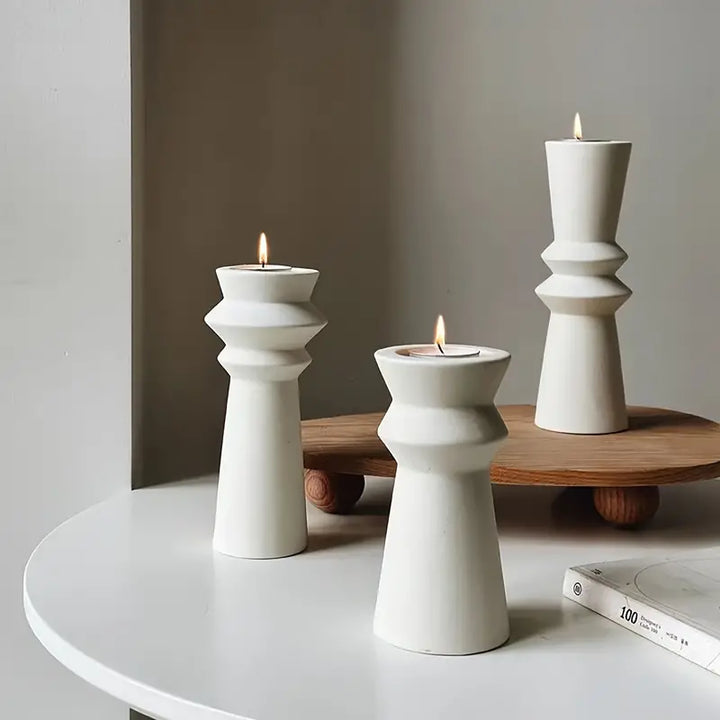 Artisan Ceramic Candle Holder