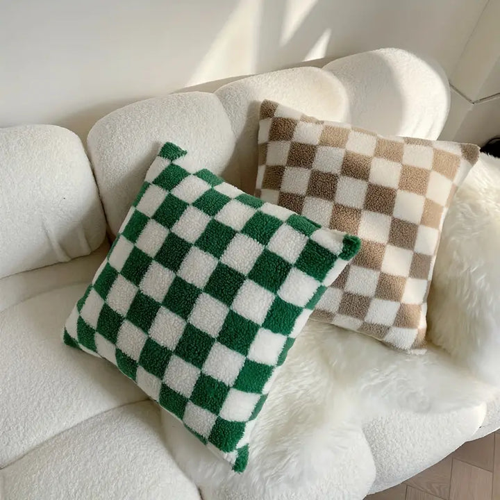 Vanguard Checkered Pillow Cover