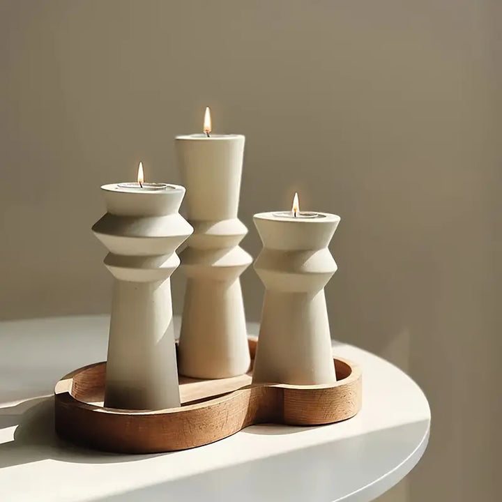 Artisan Ceramic Candle Holder