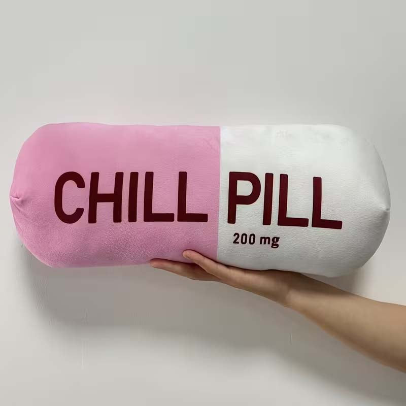 Chill Pill Throw Pillow