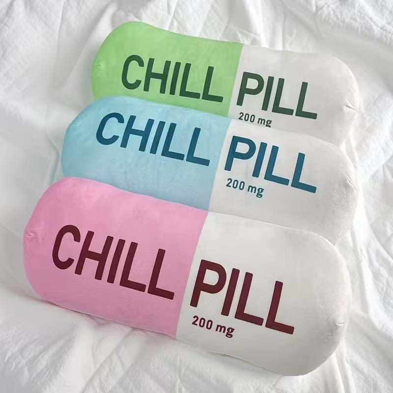 Chill Pill Throw Pillow