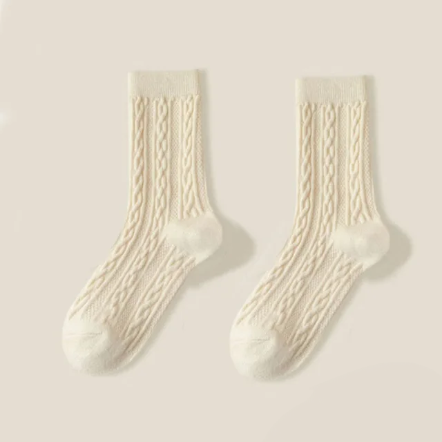 Cable Crew Socks