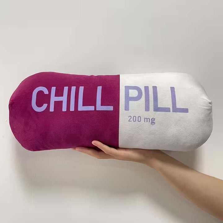 Chill Pill Throw Pillow
