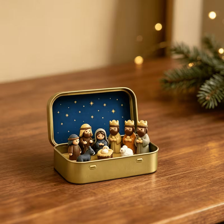 Advent Pocket Nativity Tin