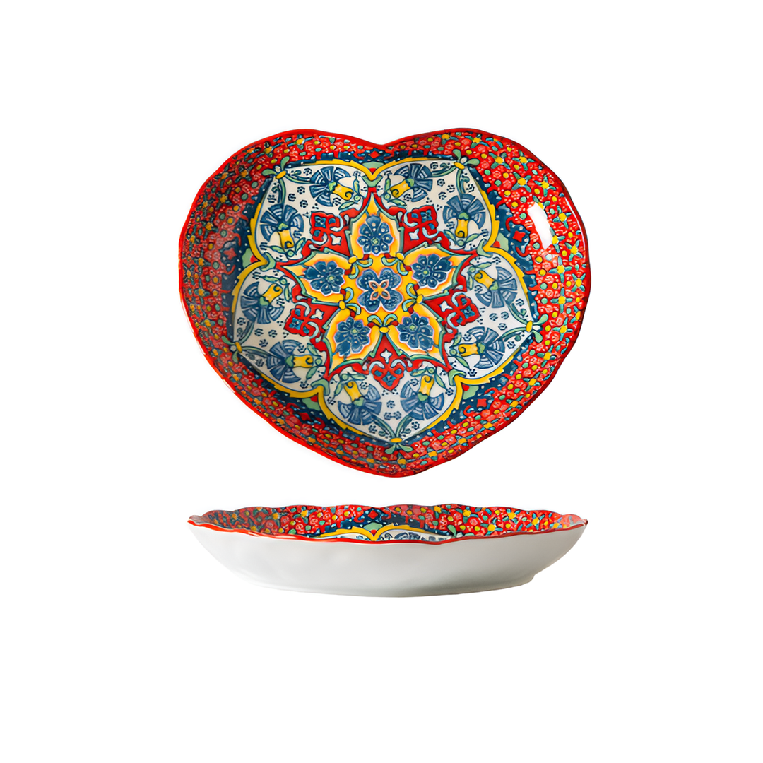 Mirelle Heart Deep Plates