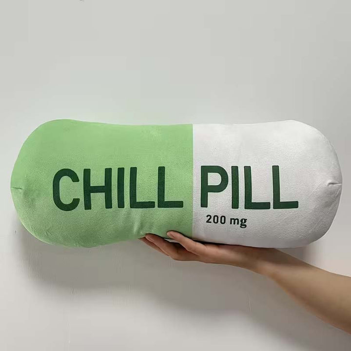 Chill Pill Throw Pillow