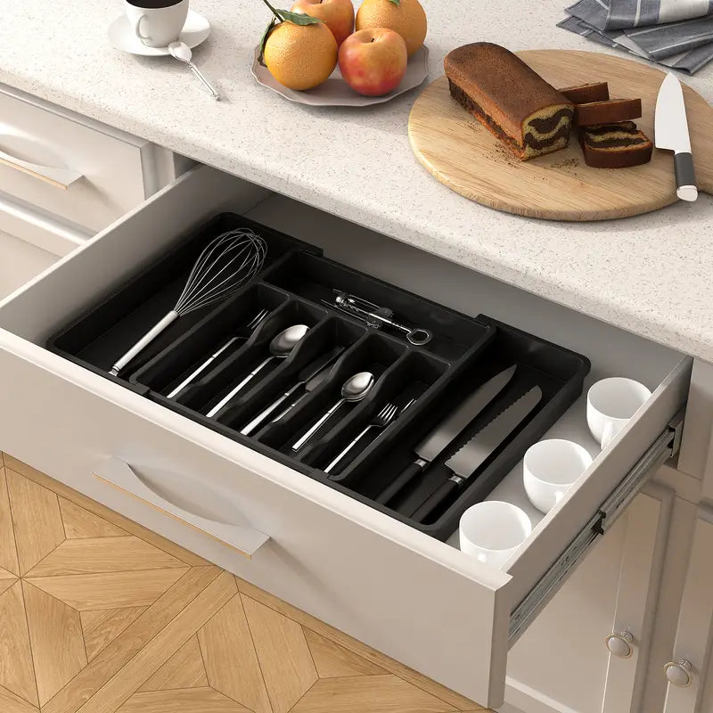 Expandable Flatware Tray