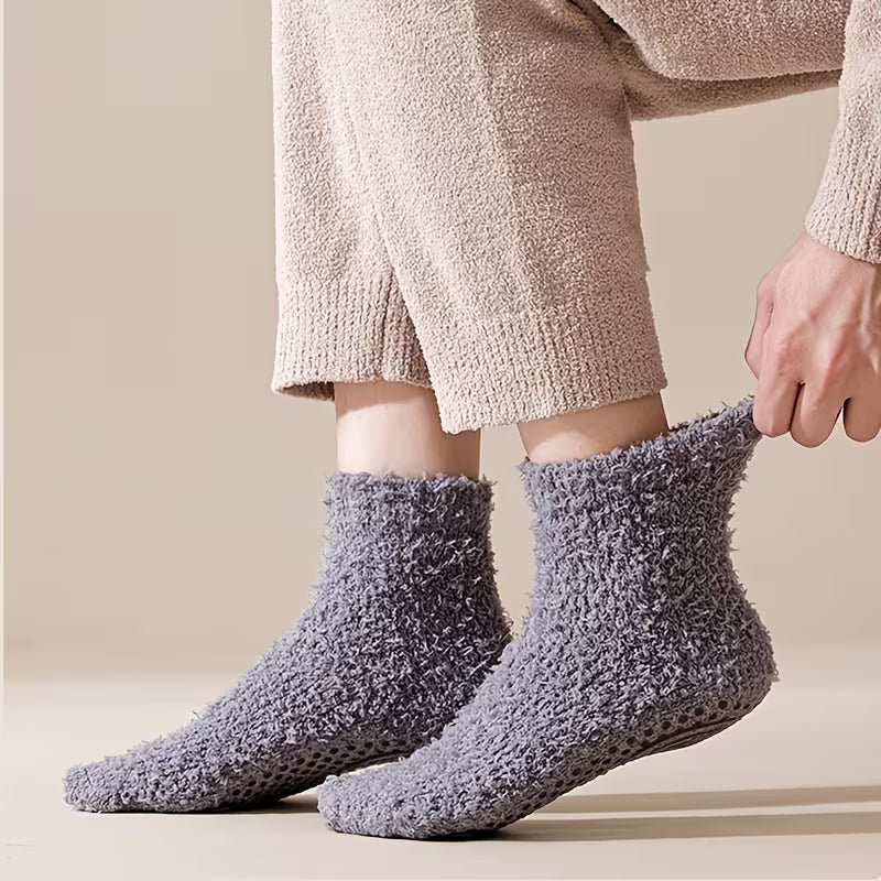 Men's Bear Paw Slipper Socks
