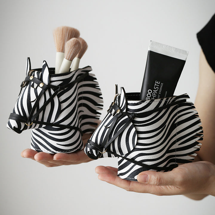 Zuri Zebra Desk Organizer