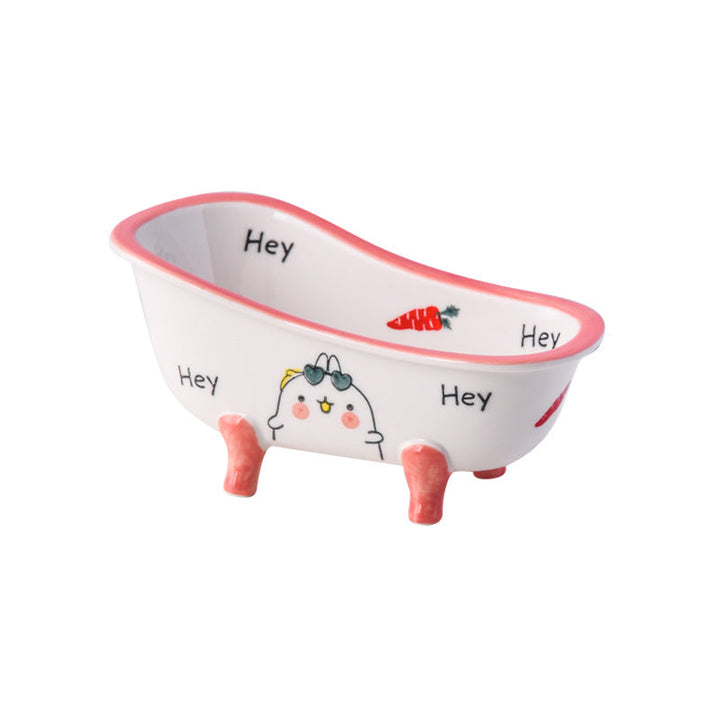 Onda Ceramic Bathtub Bowl