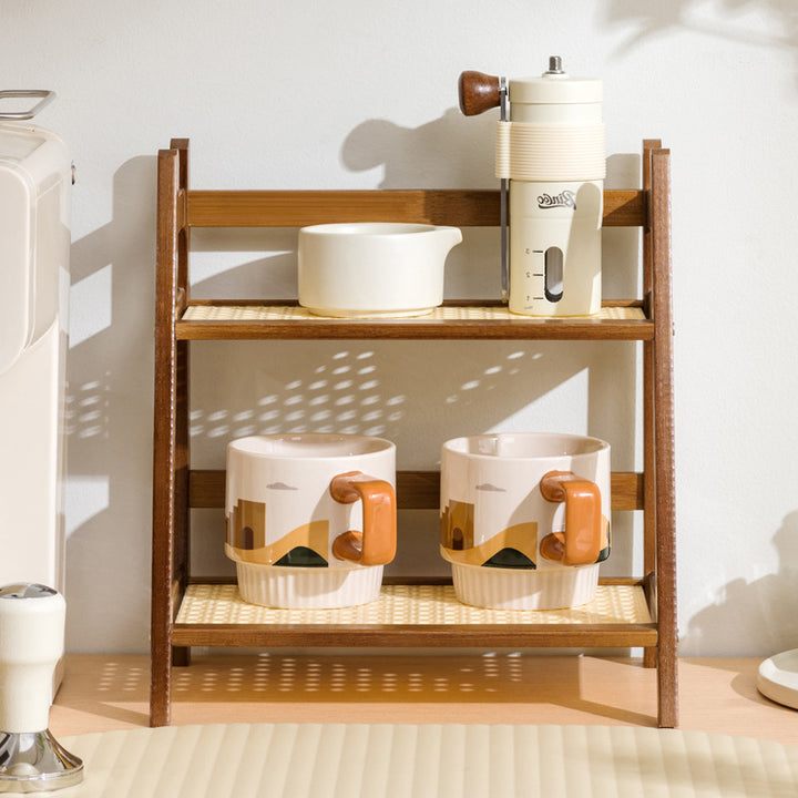 2-Tier Vintage Storage Rack