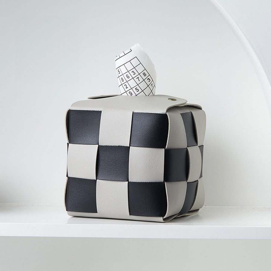 Vanguard Checkered Tissue Box