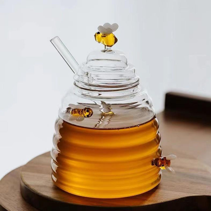 Swarm Glass Honey Jar