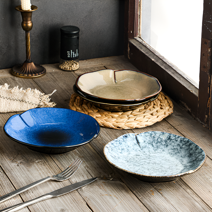 Maru Folded Ceramic Plates