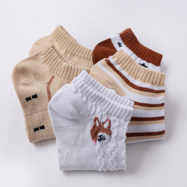 Woodland Knit Ankle Socks