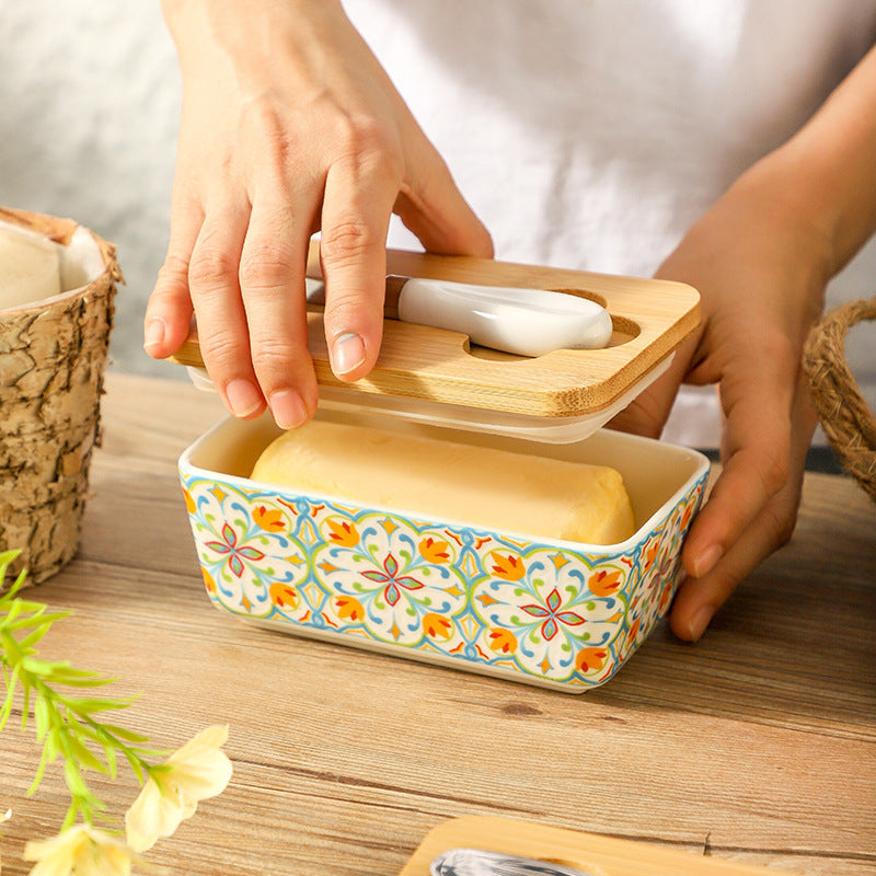 Porto Ceramic Butter Dish
