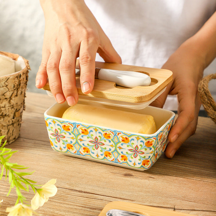 Porto Ceramic Butter Dish