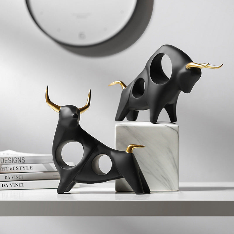 Karoh Bull Figurines