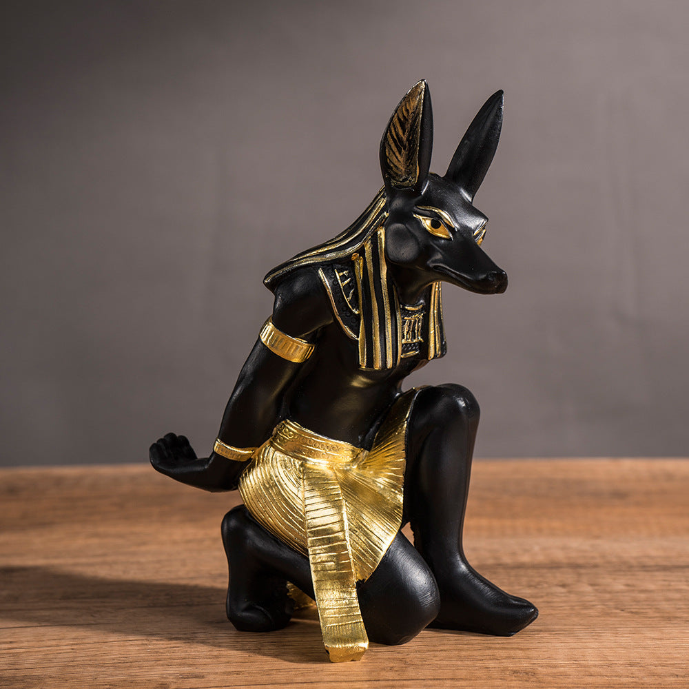 Ancient Anubis Wine Holder