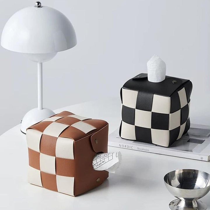 Vanguard Checkered Tissue Box