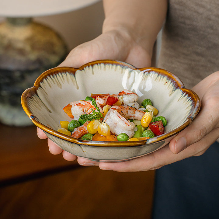 Maru Reactive Glaze Bowl