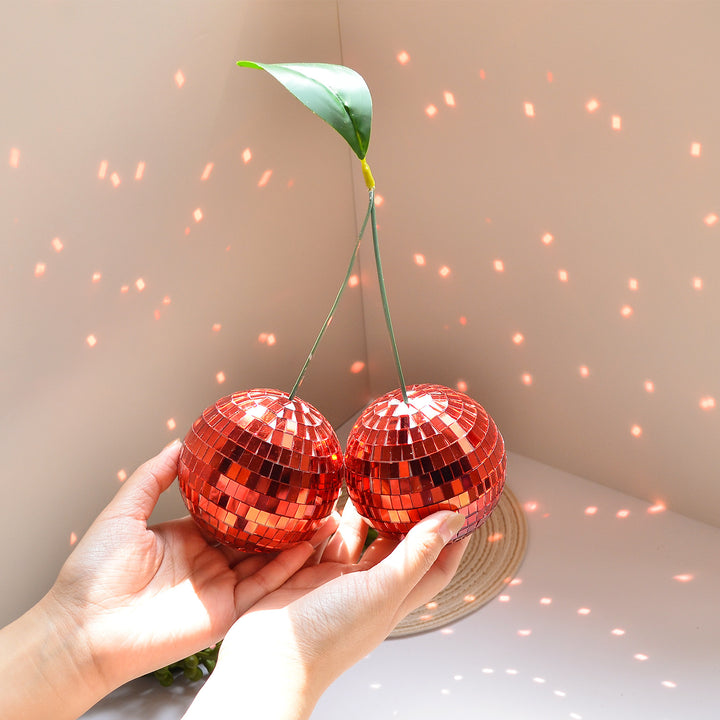 Lunar Cherry Disco Balls