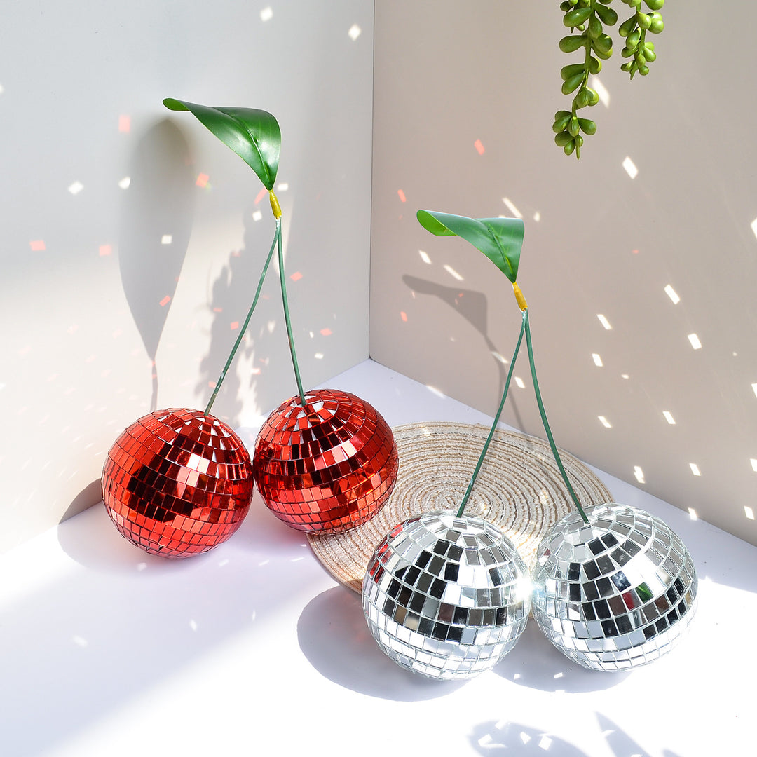 Lunar Cherry Disco Balls