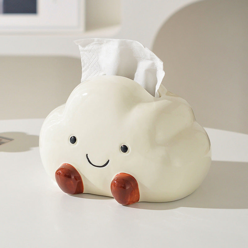 Poe Ceramic Tissue Box