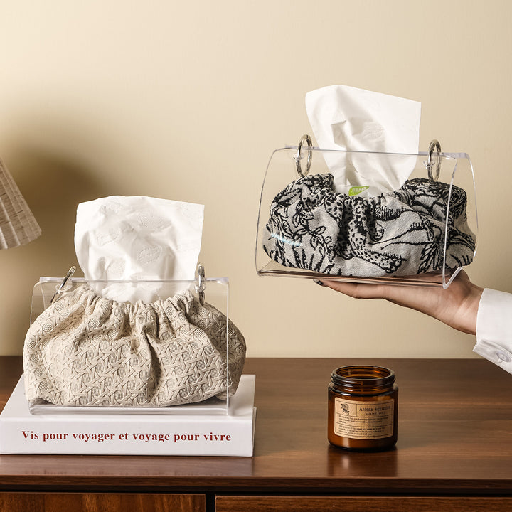 Noor Acrylic Tissue Holder