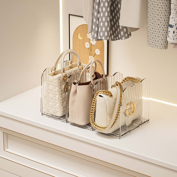 Luna Acrylic Handbag Rack