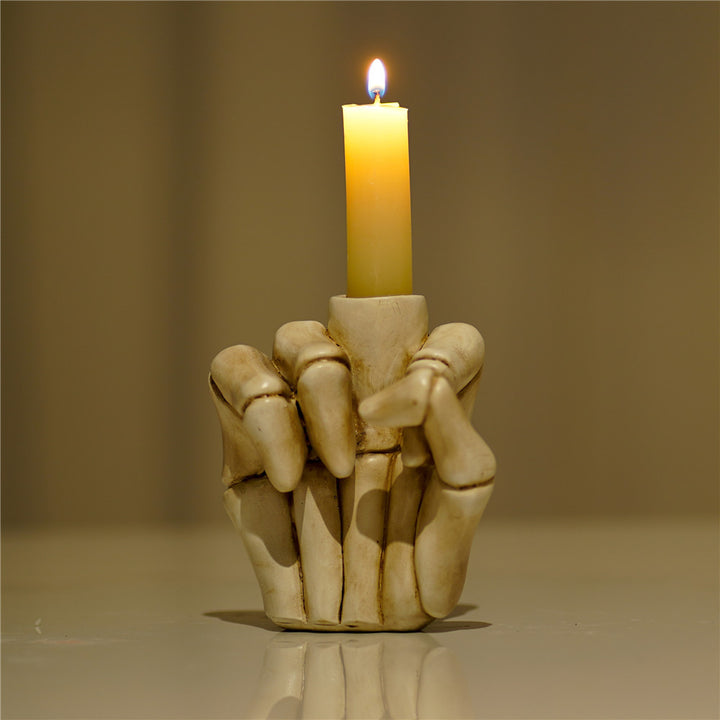 Skeleton Noir Candle Stand
