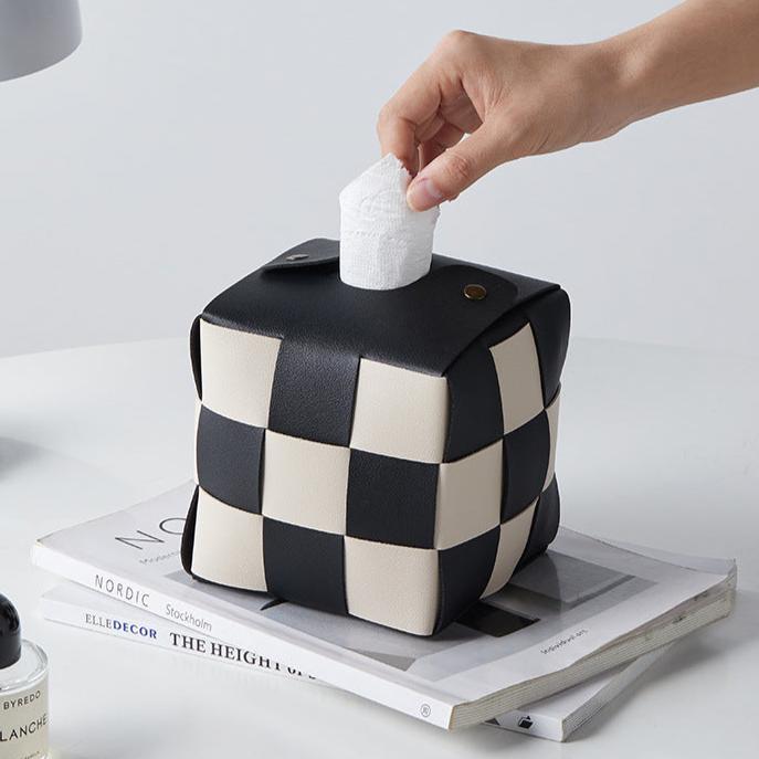 Vanguard Checkered Tissue Box