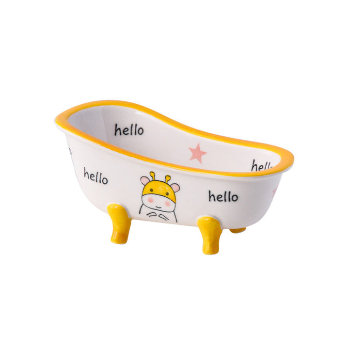 Onda Ceramic Bathtub Bowl