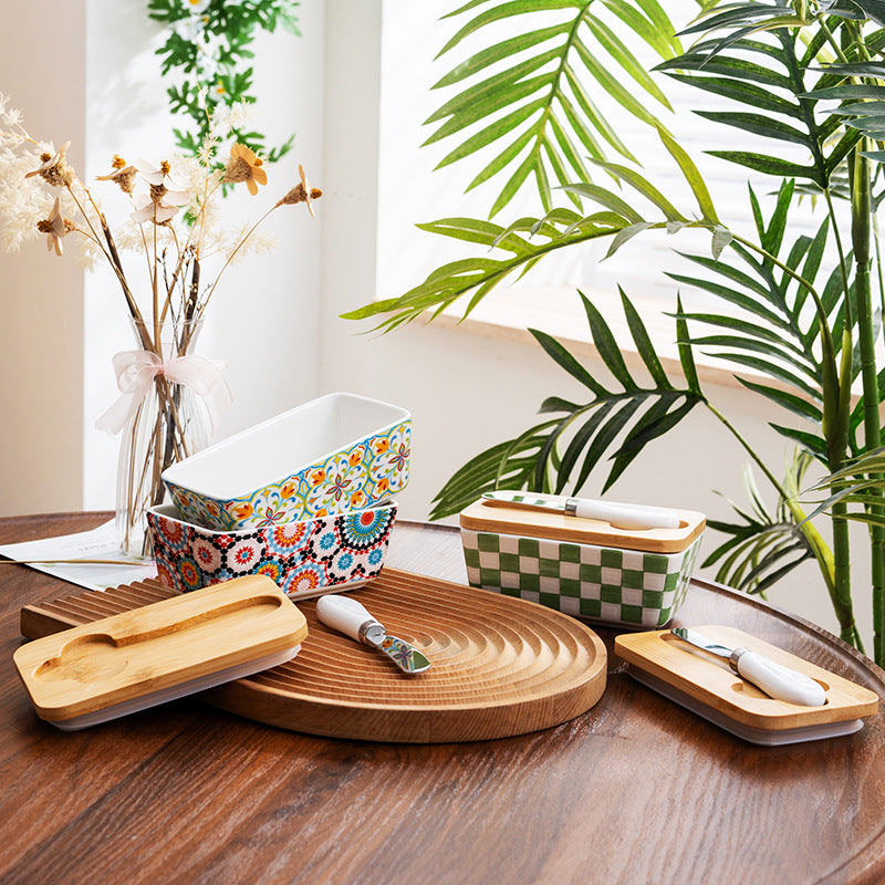 Porto Ceramic Butter Dish