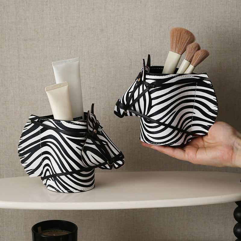 Zuri Zebra Desk Organizer