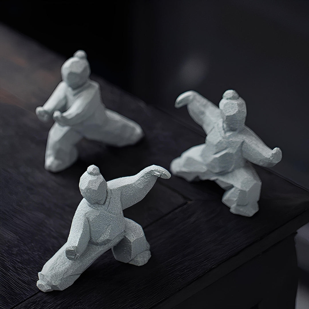 Wushu Flow Stone Figurines