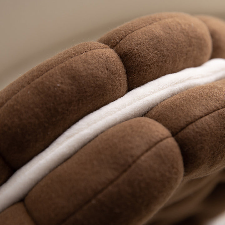 Biscuit Cream Plush Cushion