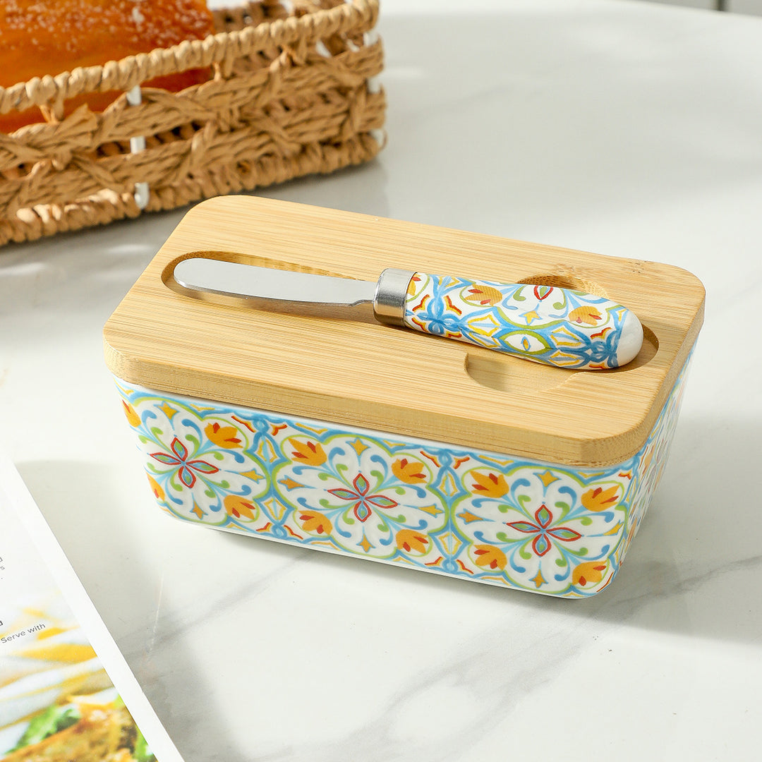 Porto Ceramic Butter Dish