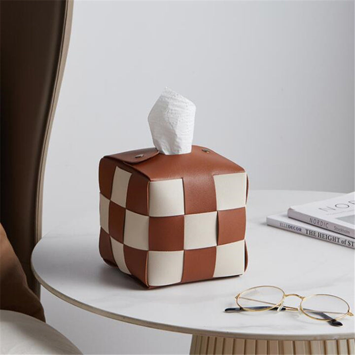 Vanguard Checkered Tissue Box