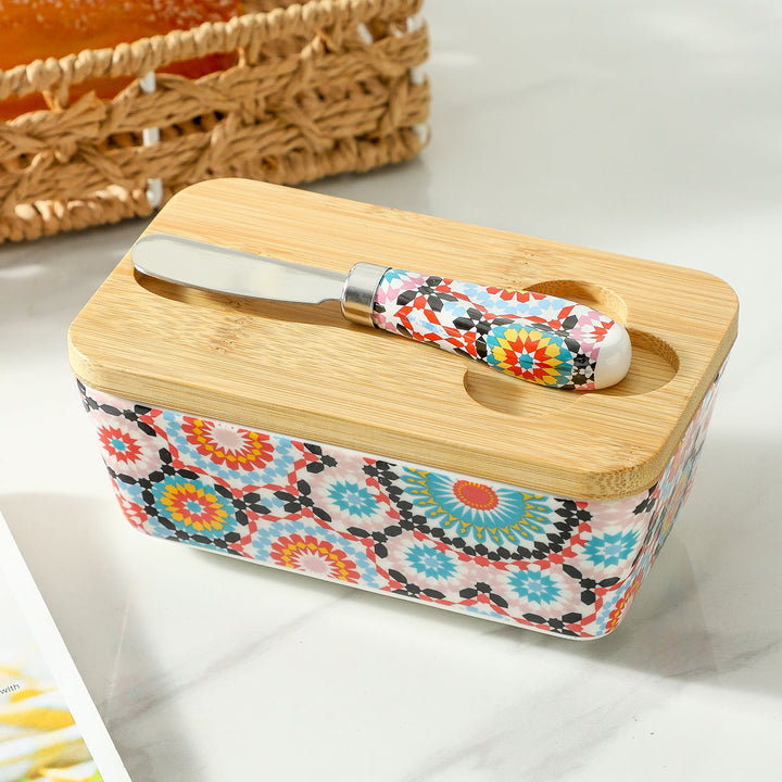 Porto Ceramic Butter Dish
