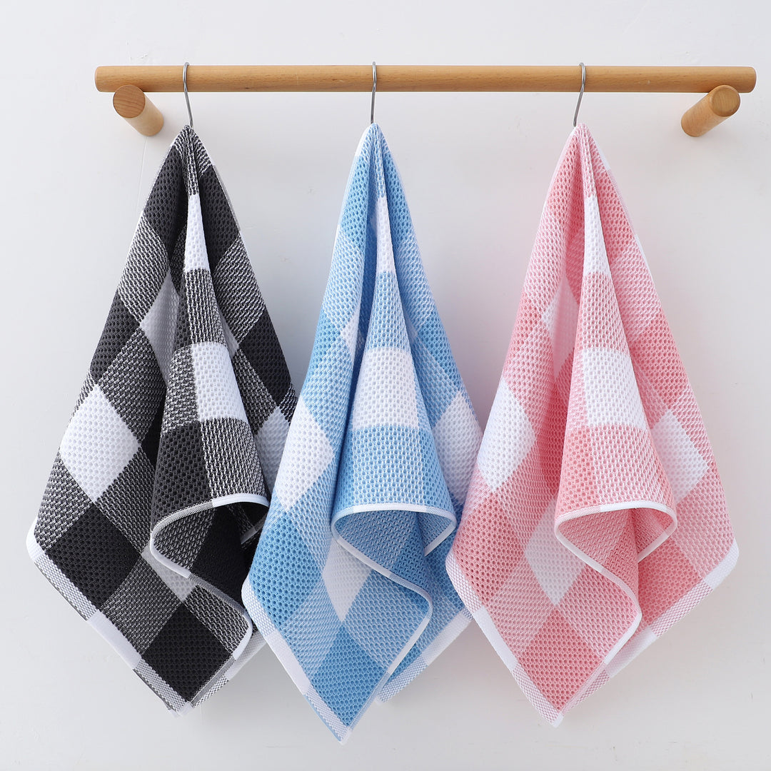 Easton Waffle Grid Towels