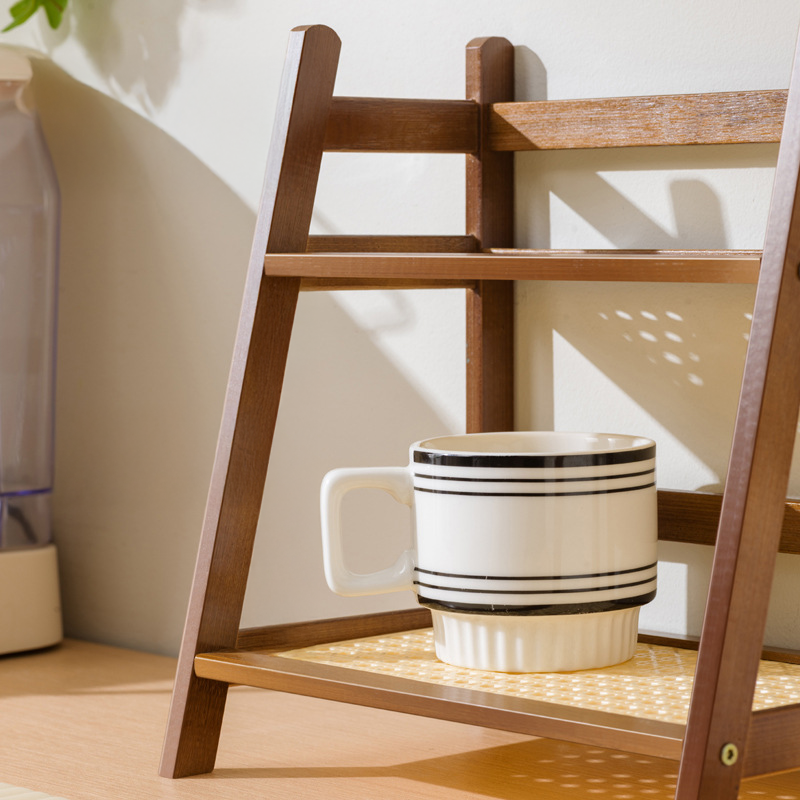 2-Tier Vintage Storage Rack