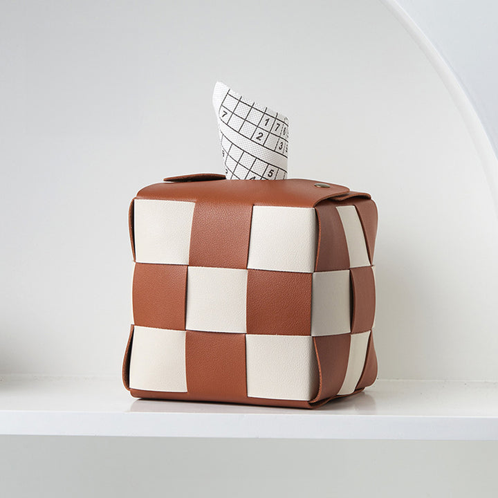 Vanguard Checkered Tissue Box