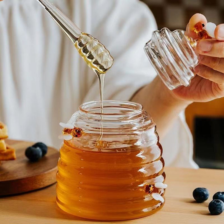 Swarm Glass Honey Jar