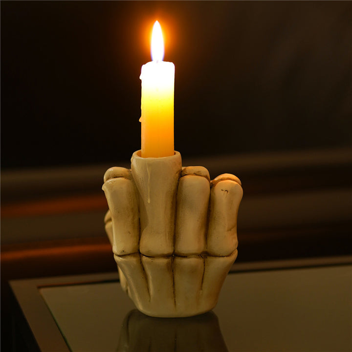 Skeleton Noir Candle Stand