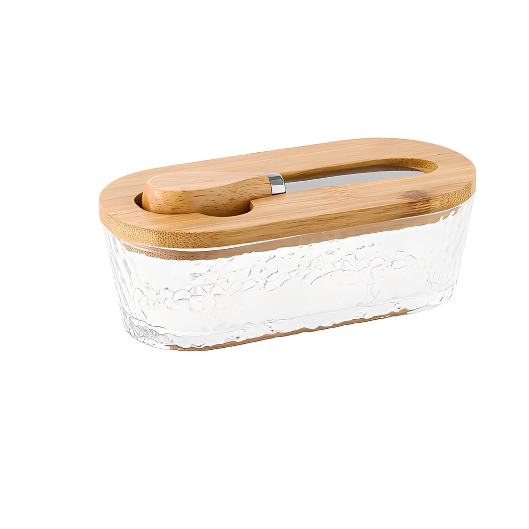 Wells Glass Butter Dish