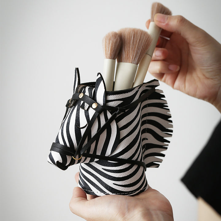 Zuri Zebra Desk Organizer